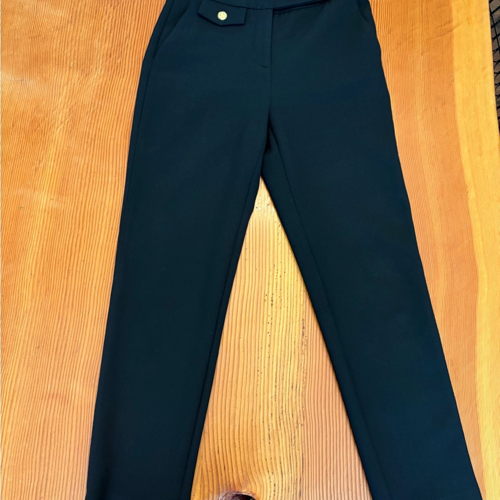 Veronica Beard Renzo Classic Black Trousers